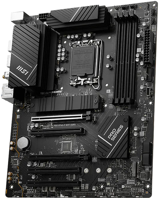 Материнская плата MSI Pro B760-P WiFi DDR4 (PRO B760-P WIFI DDR4) фото2