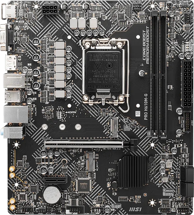 Материнская плата MSI Pro H610M-G Socket 1700 фото2