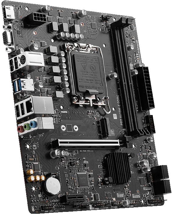 Материнська плата MSI Pro H610M-E DDR4 (PRO H610M-E DDR4) фото2
