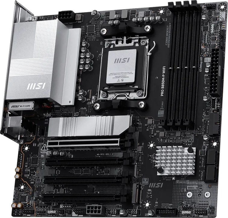 Материнская плата MSI Pro B850M-P WiFi Socket AM5 фото