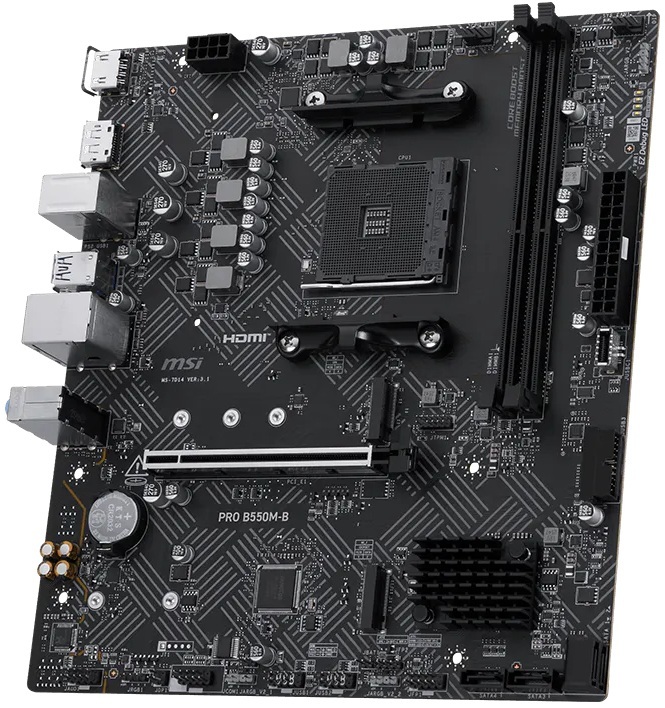 Материнская плата MSI Pro B550M-B Socket AM4 фото3