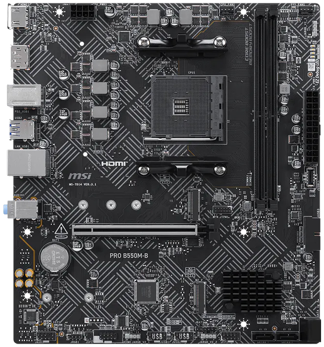 Материнская плата MSI Pro B550M-B Socket AM4 фото2