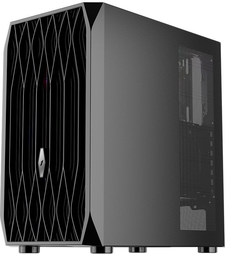 Корпус 1stPlayer AY7-BK-4F1 Black фото3