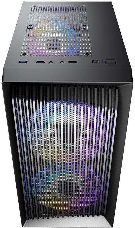 Корпус 1stPlayer BS-2-BK-3F1 Black фото4