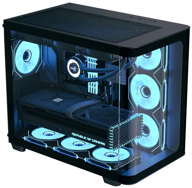 Корпус AeroCool P500C-G-BK-v1 (ACCM-PN01043.11) Black без БЖ фото2