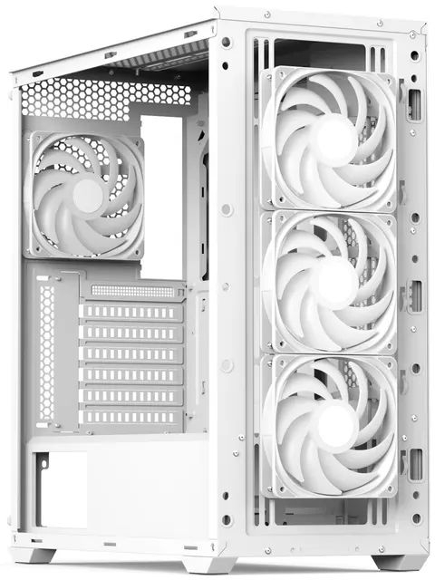 Корпус AeroCool D502A-G-WT-v1 (ACCM-DS02043.21) White фото5