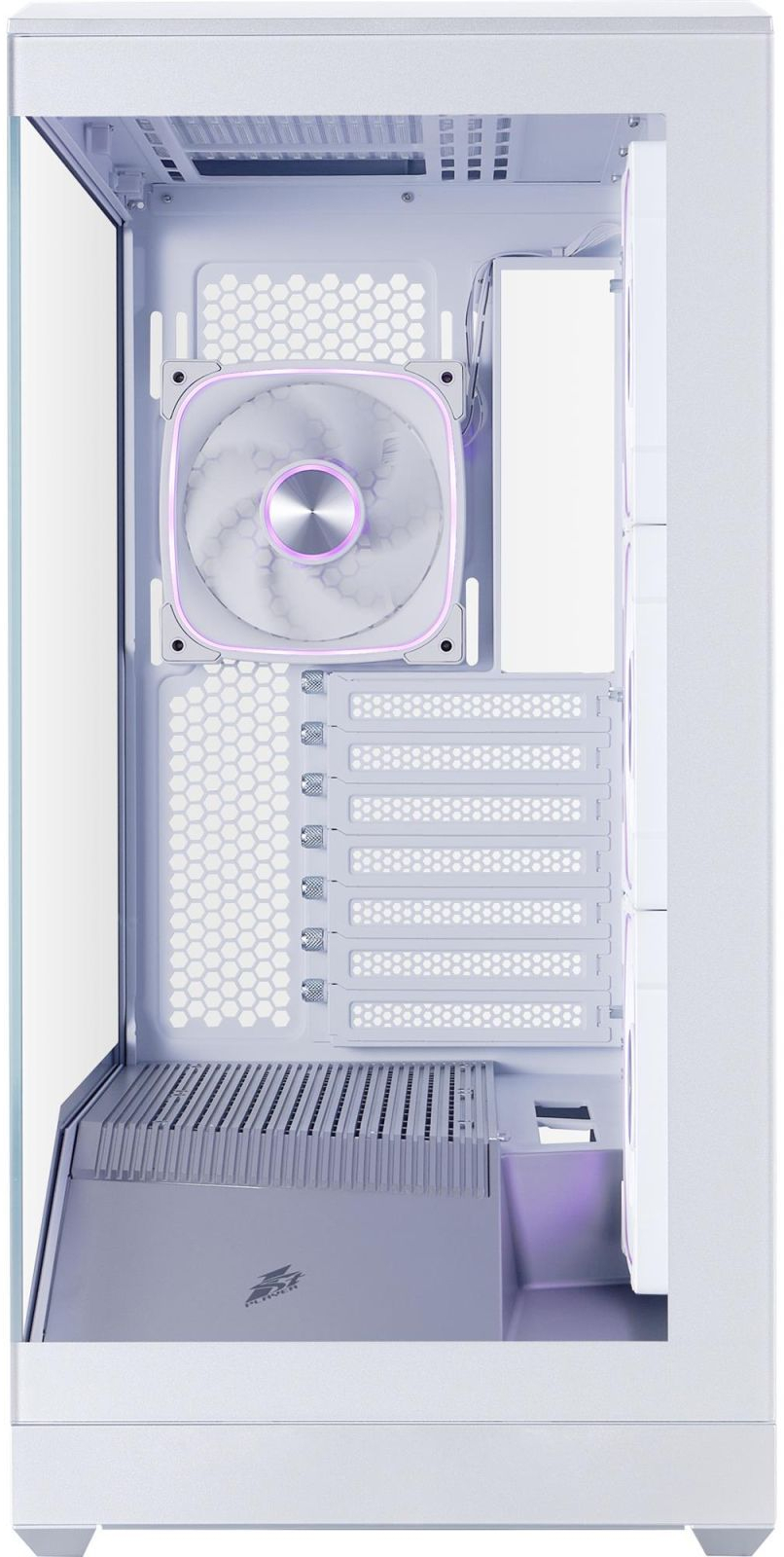 Корпус 1stPlayer GM7-SV-3FN7R-W-1FN7-W Silver фото3