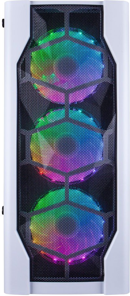 Корпус 1stPlayer D4-WH-4F1-W White фото