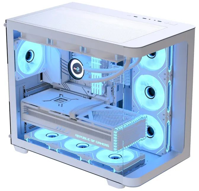 Корпус AeroCool P500C-G-WT-v1 (ACCM-PN01043.21) White без БЖ фото2