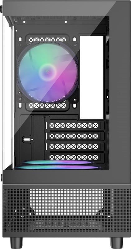 Корпус 1stPlayer Mi2-A-BK-2F7R-1F7 Black без БЖ фото4