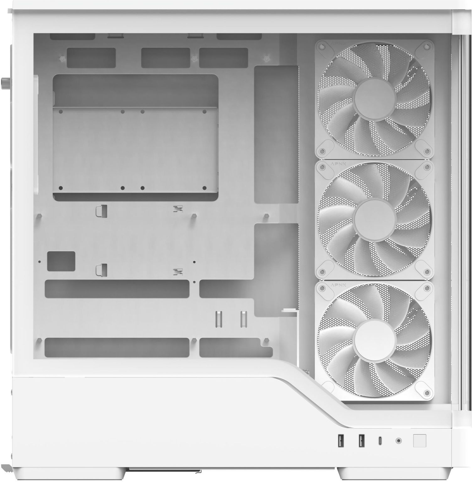 Корпус AeroCool P500A-WT-v1 White (ACCM-PN08143.21) фото5