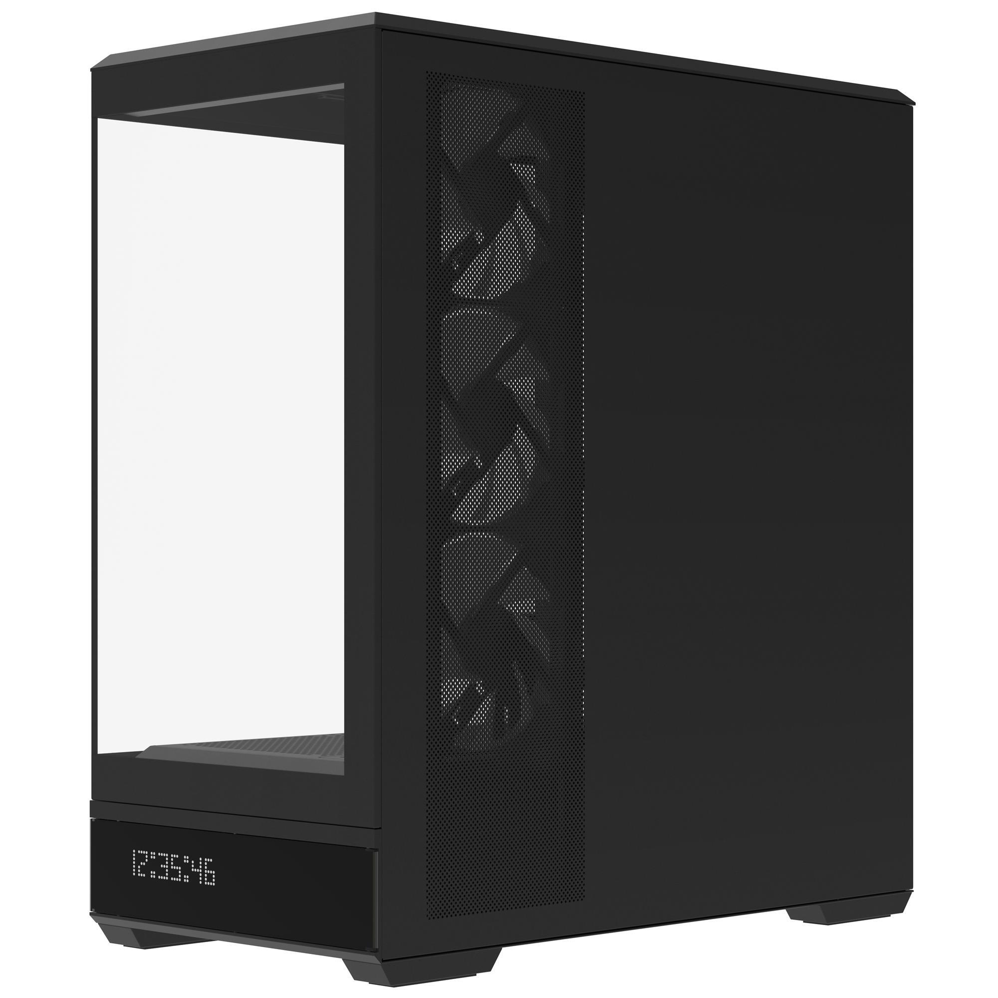 Корпус AeroCool P500B Digi-BK-v1 Black (ACCM-PN09143.11) фото
