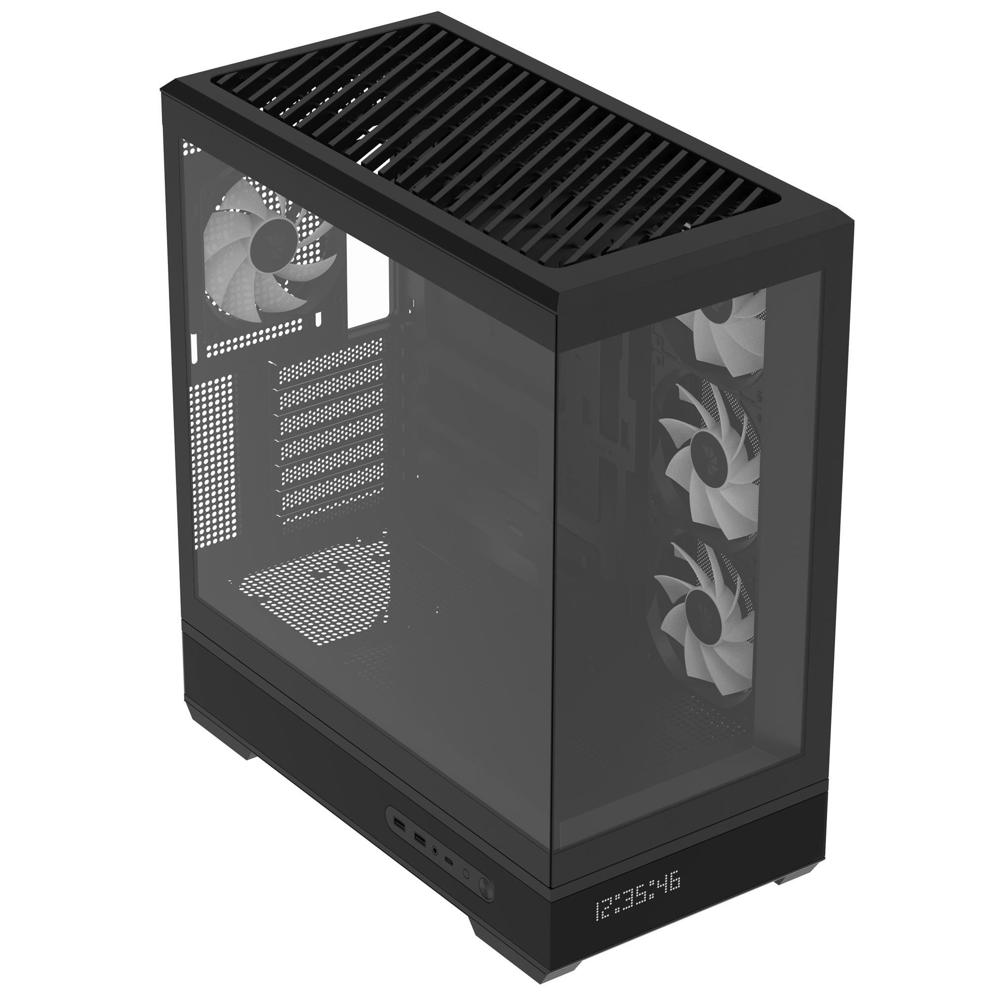 Корпус AeroCool P500B Digi-BK-v1 Black (ACCM-PN09143.11) фото
