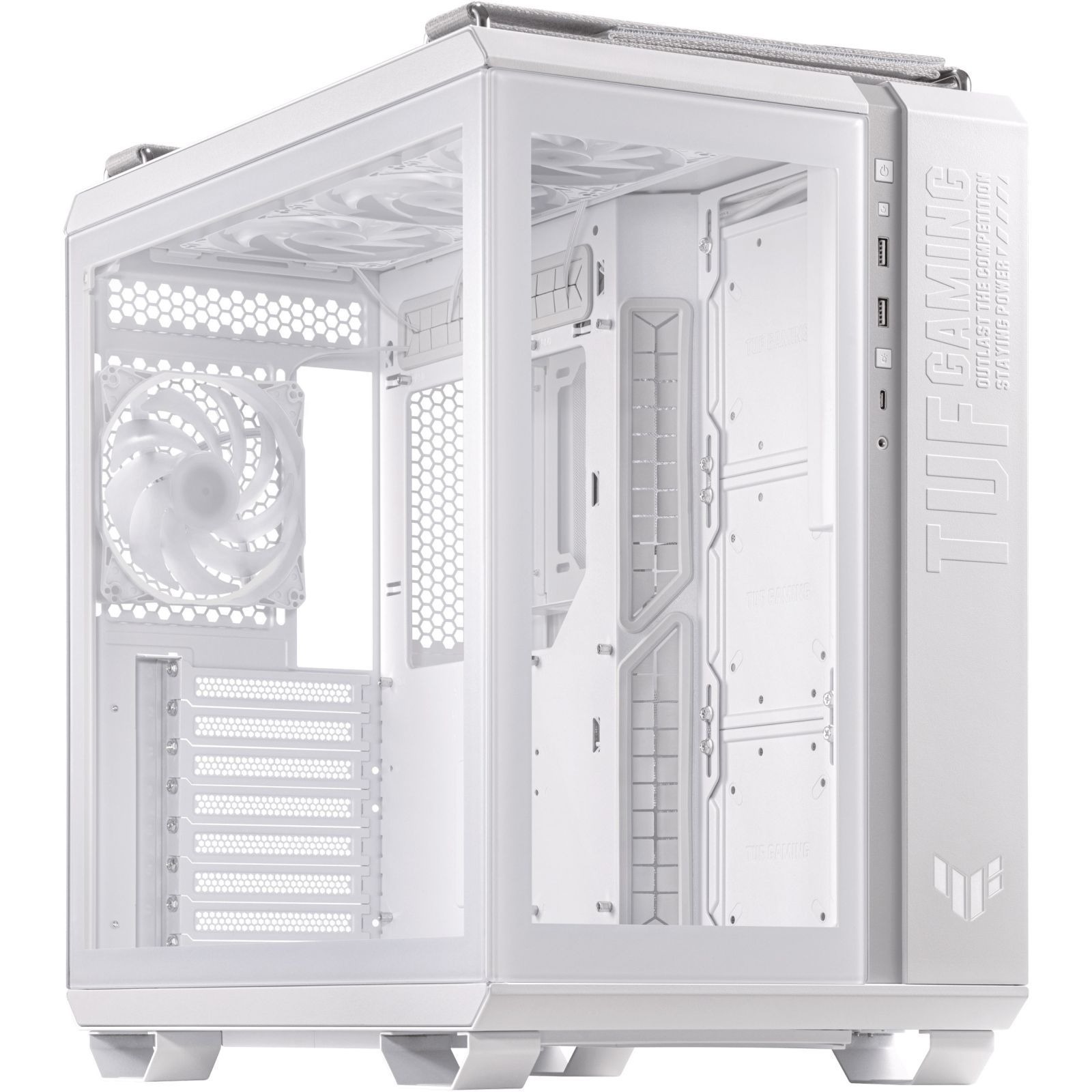Корпус Asus TUF Gaming GT502 Plus White без БЖ (90DC0093-B19000) фото