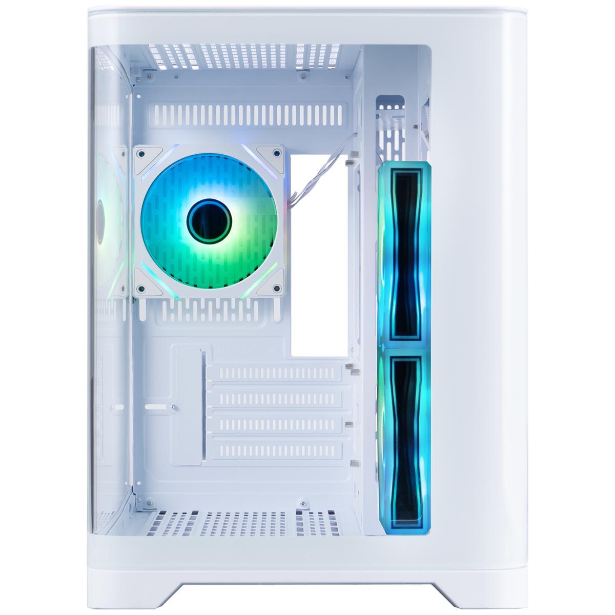 Корпус 1stPlayer UV6-WH-2FC7R-W-1FC7-W White без БЖ фото3