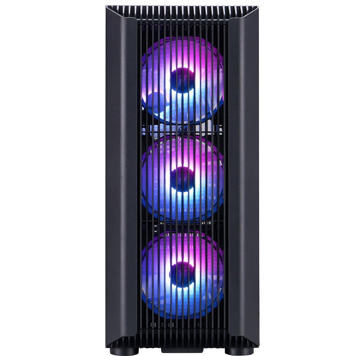 Корпус 1stPlayer H6-BK-4F7 Black без БЖ фото2