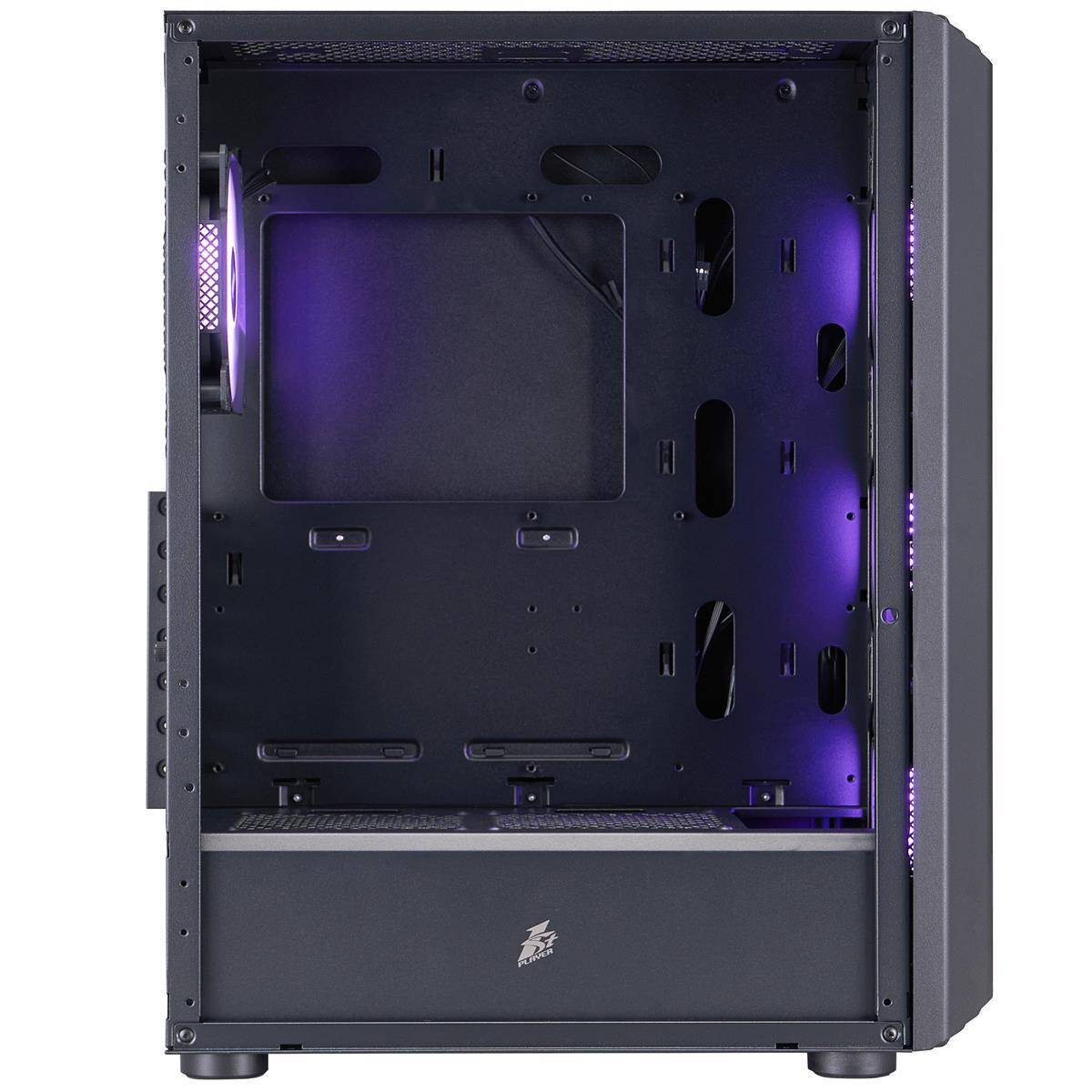 Корпус 1stPlayer H6-BK-4F7 Black без БЖ фото4
