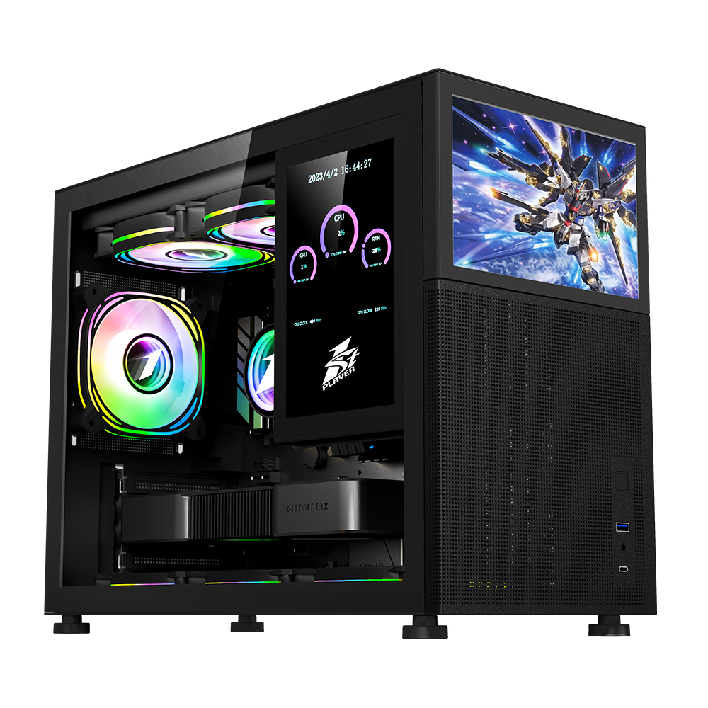 Корпус 1stPlayer Mi6-EV Black без БЖ фото3