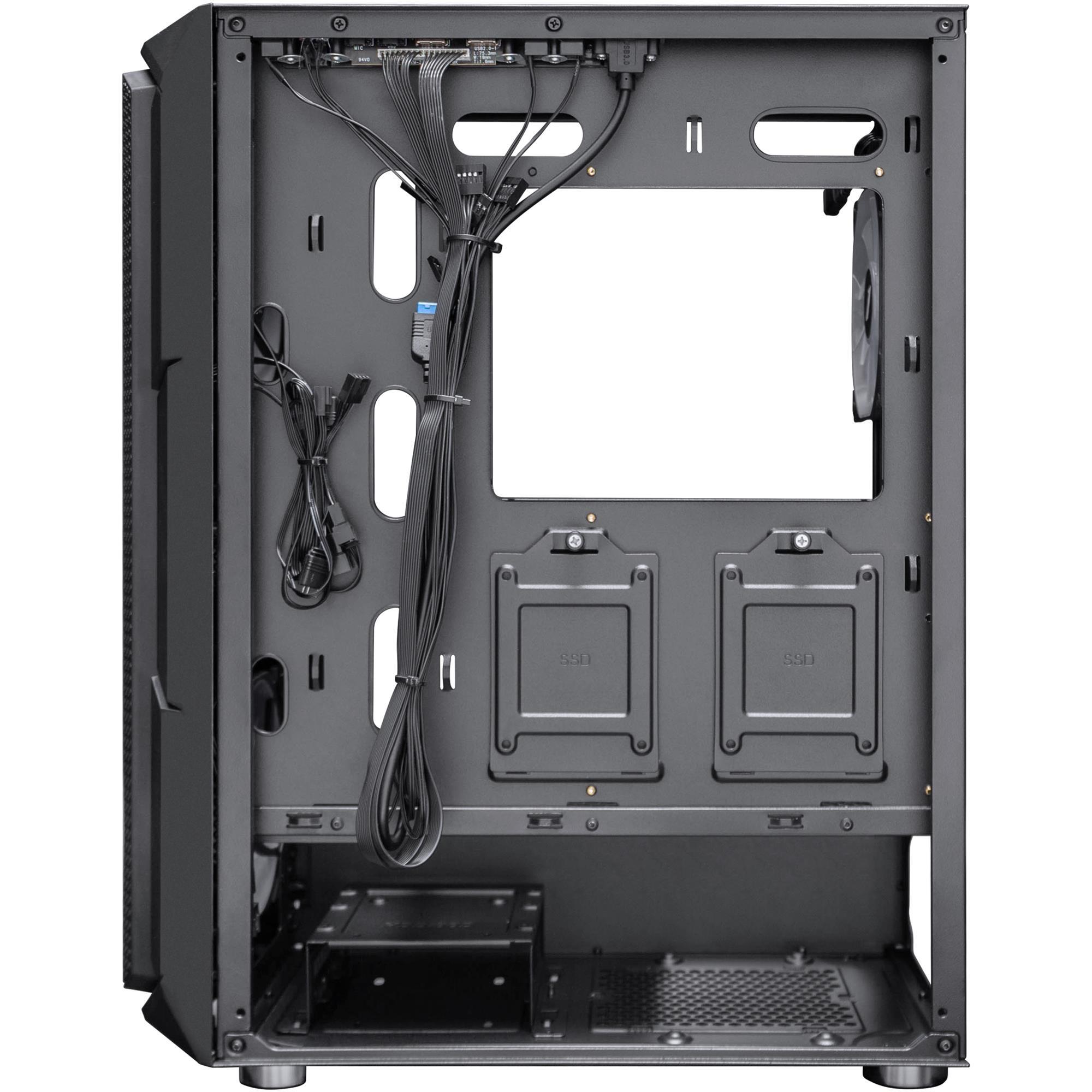 Корпус 1stPlayer XF-BK-4F7 Black без БЖ фото7