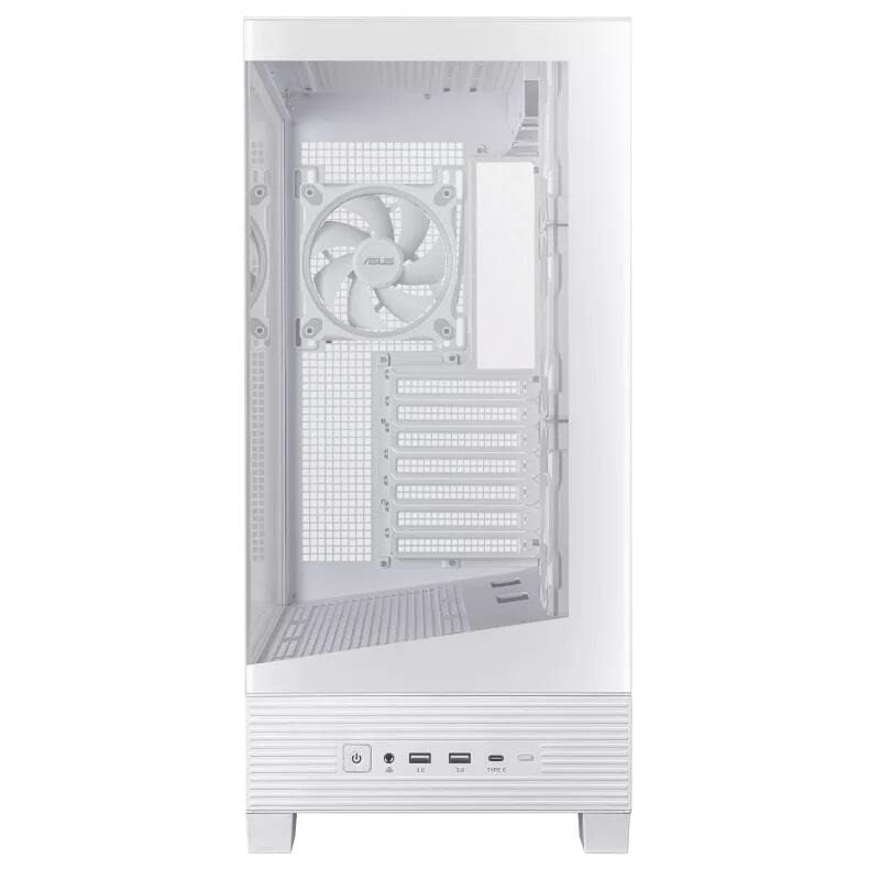 Корпус Asus A31 Plus White Tempered Glass без БЖ (90DC00R3-B19000) фото