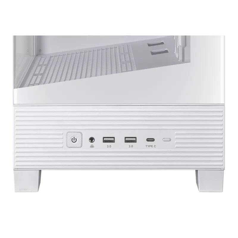 Корпус Asus A31 Plus White Tempered Glass без БЖ (90DC00R3-B19000) фото