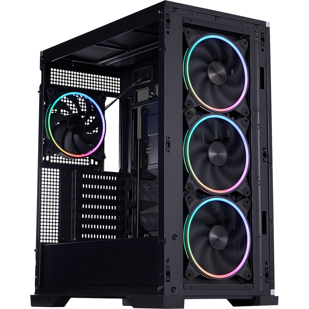Корпус 1stPlayer IF8-BK-4FO7-14 Black фото14