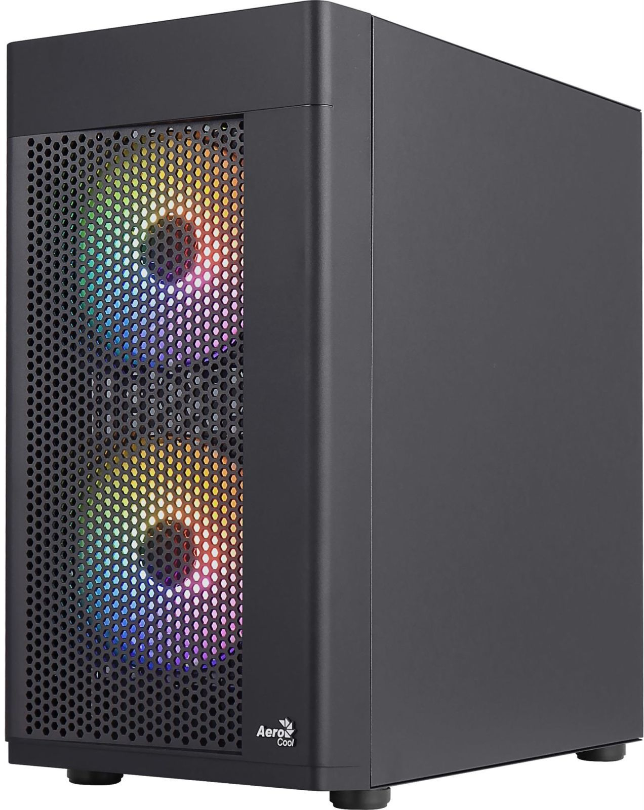 Корпус AeroCool Hexform-G-BK-v2 (ACCX-PV38004.11) Black + БП VX Plus 600 600W фото3