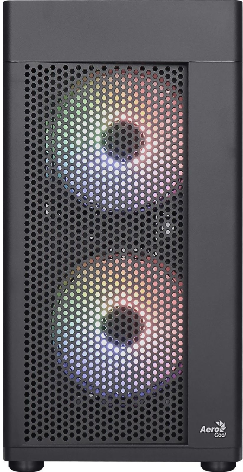 Корпус AeroCool Hexform-G-BK-v2 (ACCX-PV38004.11) Black + БП VX Plus 600 600W фото2