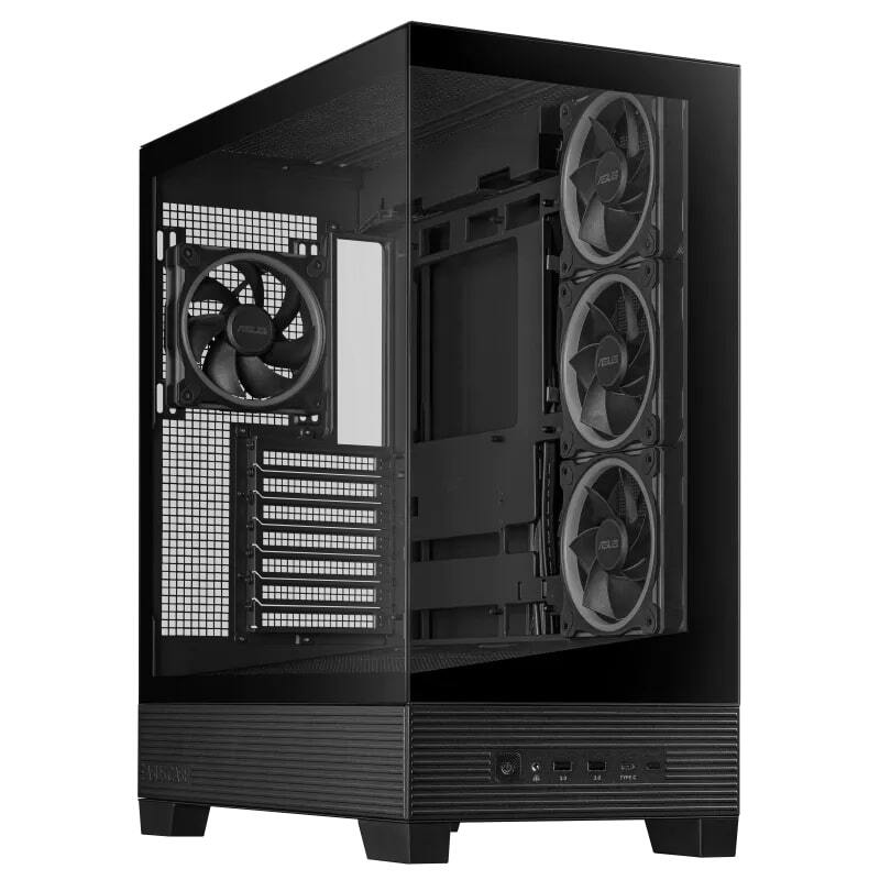 Корпус Asus A31 Plus Black Tempered Glass без БЖ (90DC00R0-B19000) фото2