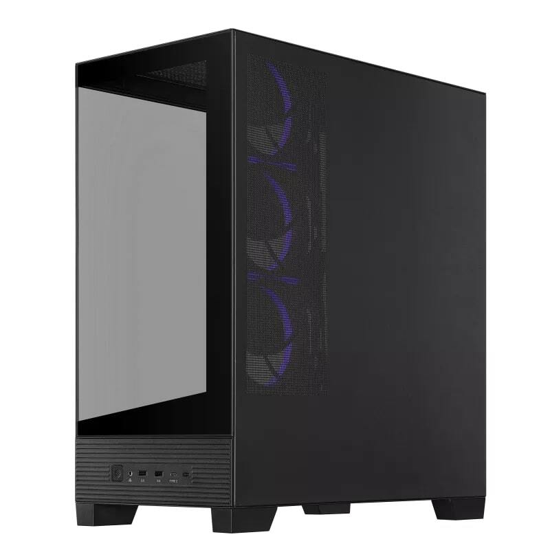 Корпус Asus A31 Plus Black Tempered Glass без БЖ (90DC00R0-B19000) фото5