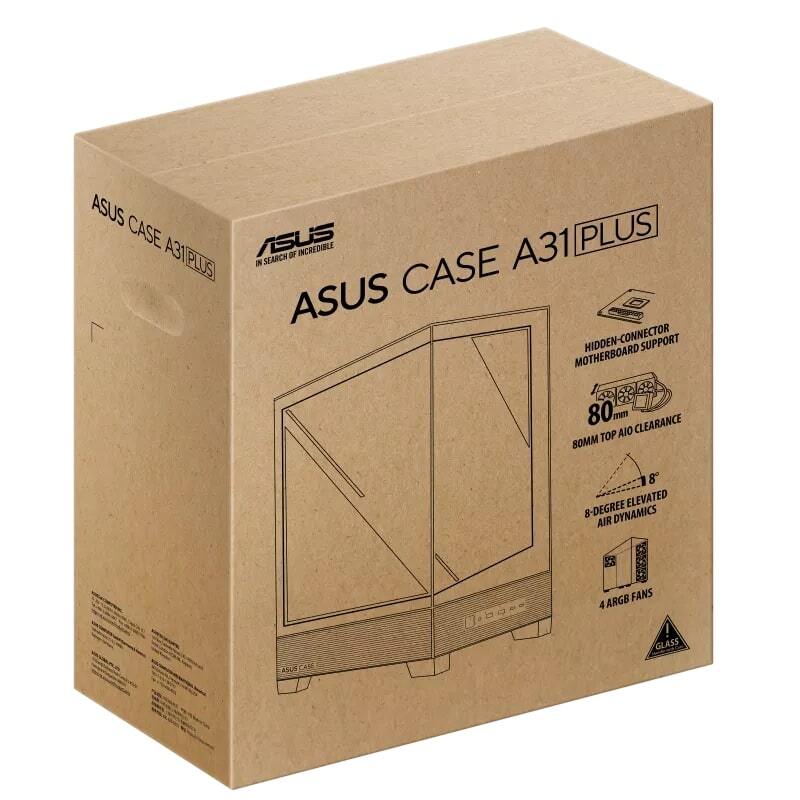 Корпус Asus A31 Plus Black Tempered Glass без БЖ (90DC00R0-B19000) фото14