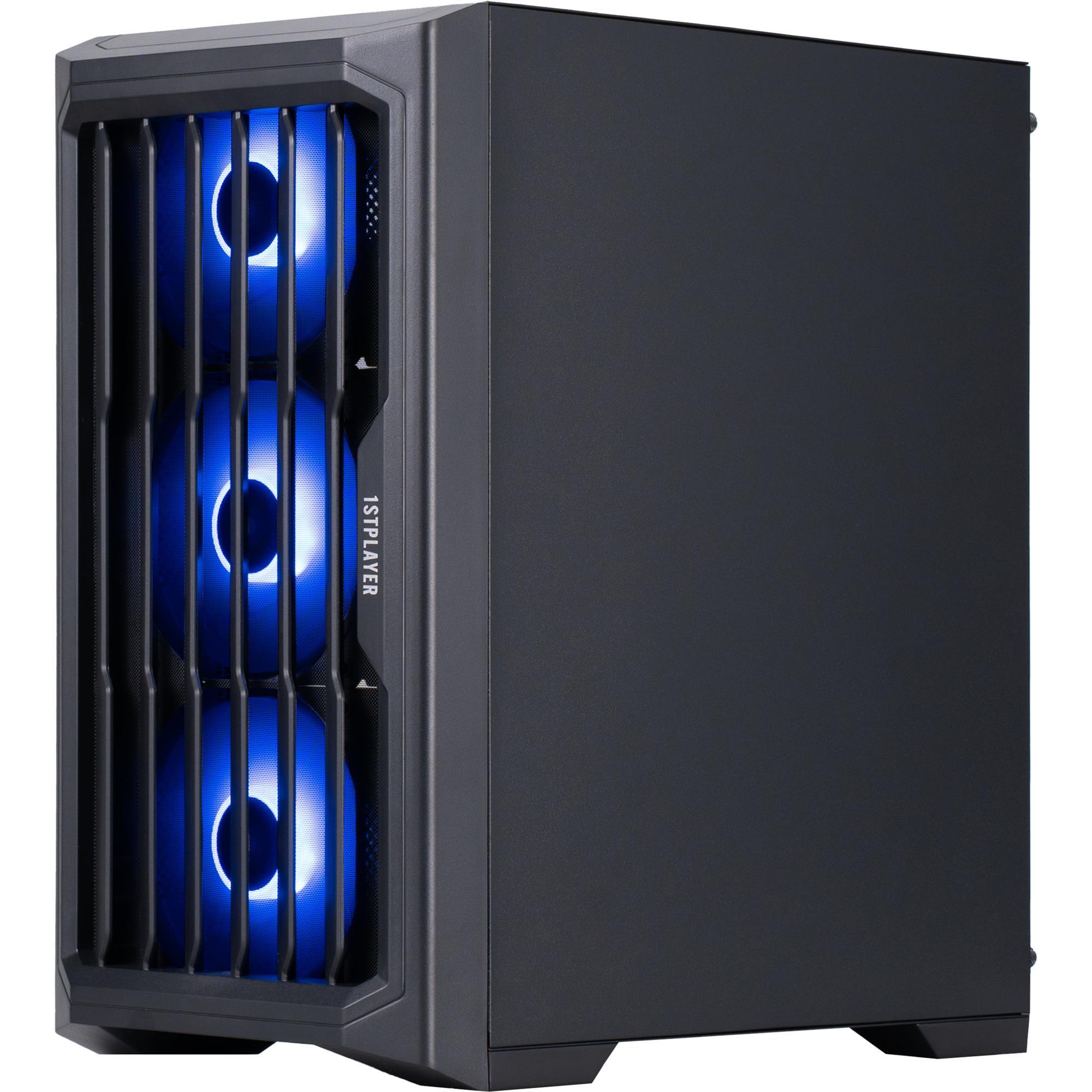 Корпус 1stPlayer H2-BK-4F7 Black без БЖ фото6