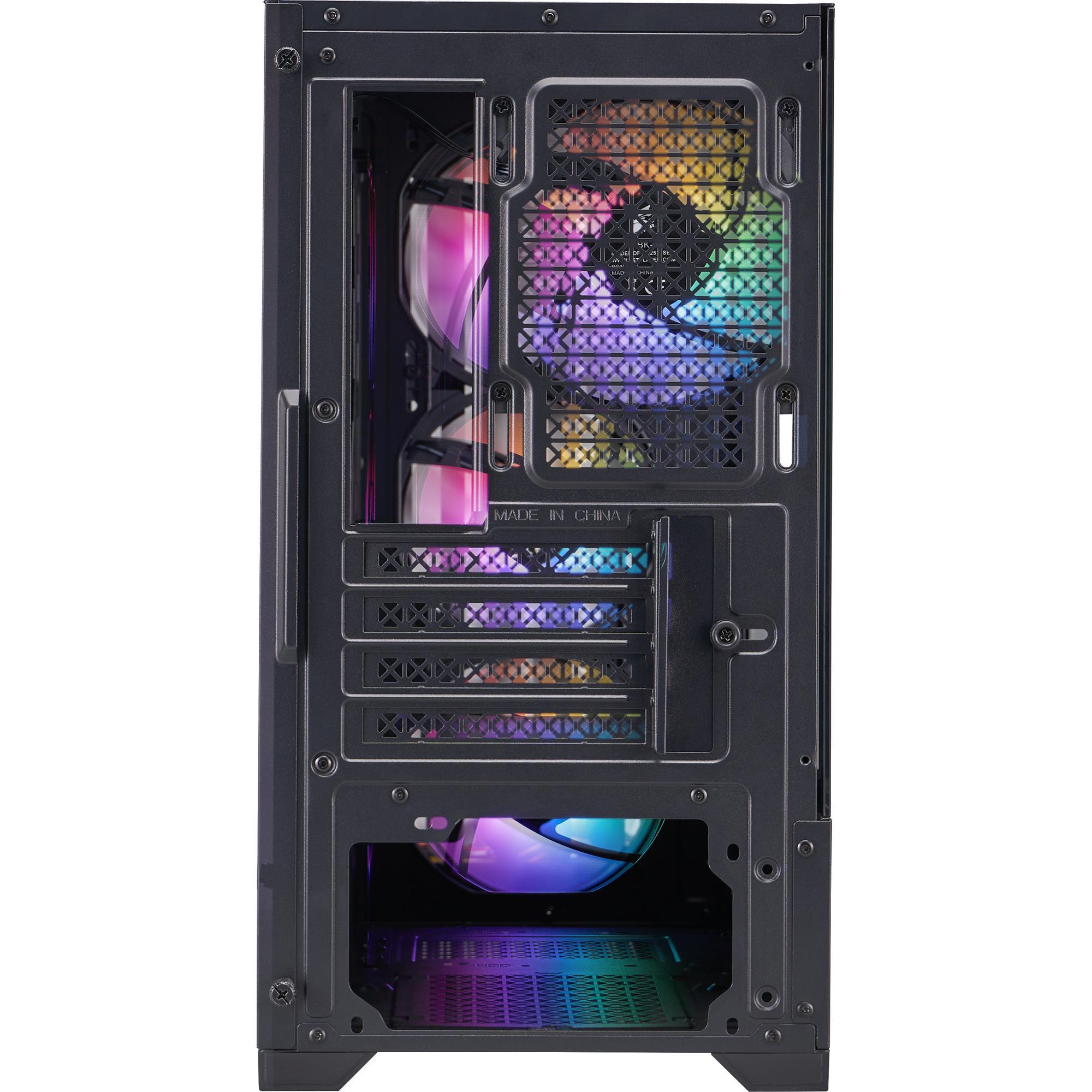 Корпус 1stPlayer H2-BK-4F7 Black без БЖ фото7