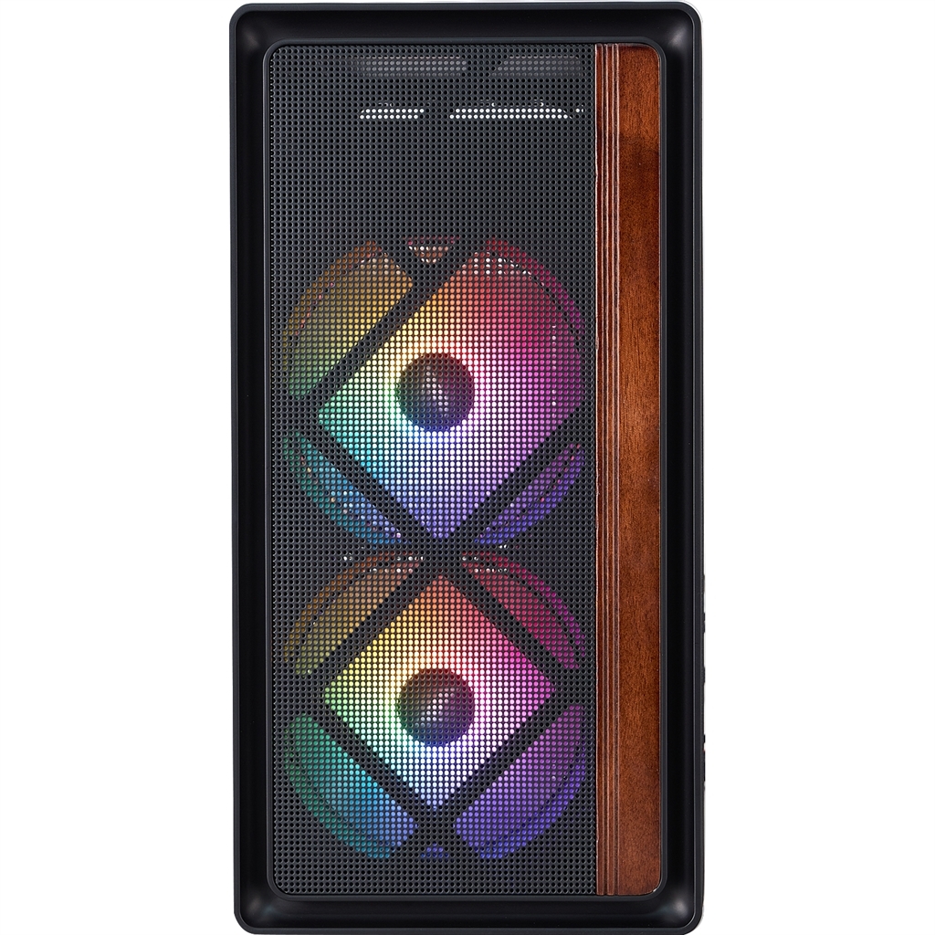 Корпус 1stPlayer WD1-BK-3F1 Black фото2