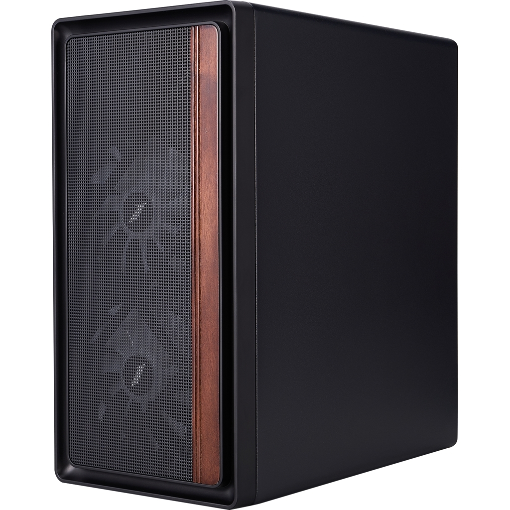 Корпус 1stPlayer WD1-BK-3F1 Black фото4