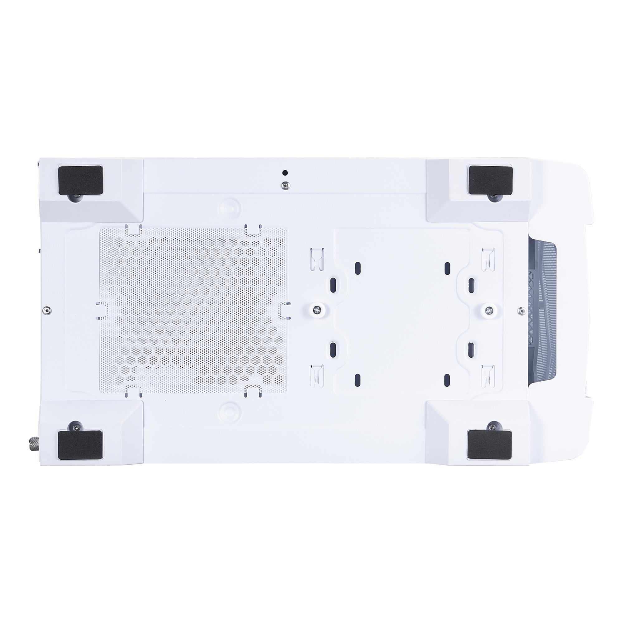 Корпус 1stPlayer D4-M-WH-2F1P-W-1F1-W White фото