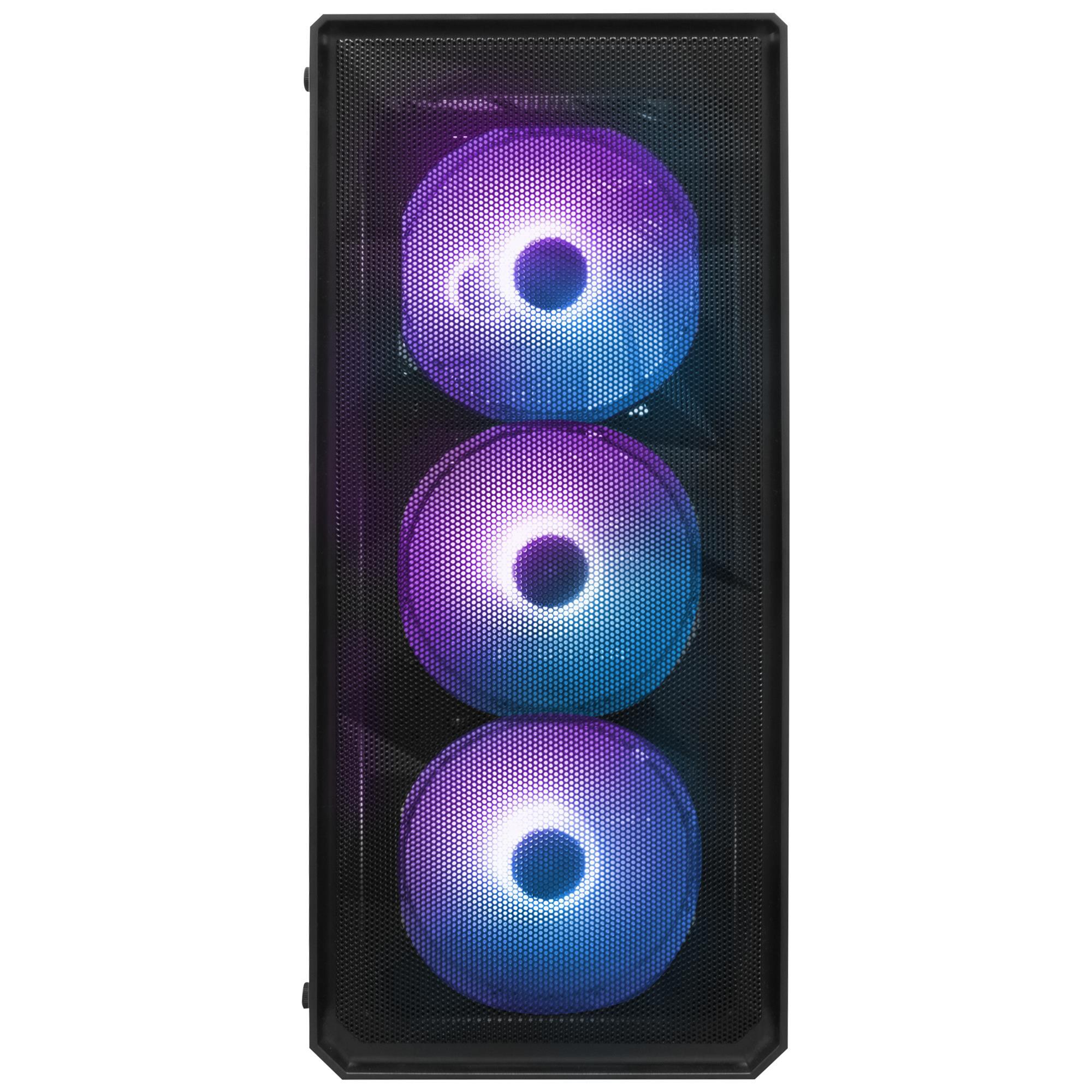 Корпус 1stPlayer FD3-BK-4F7 Black без БЖ фото2