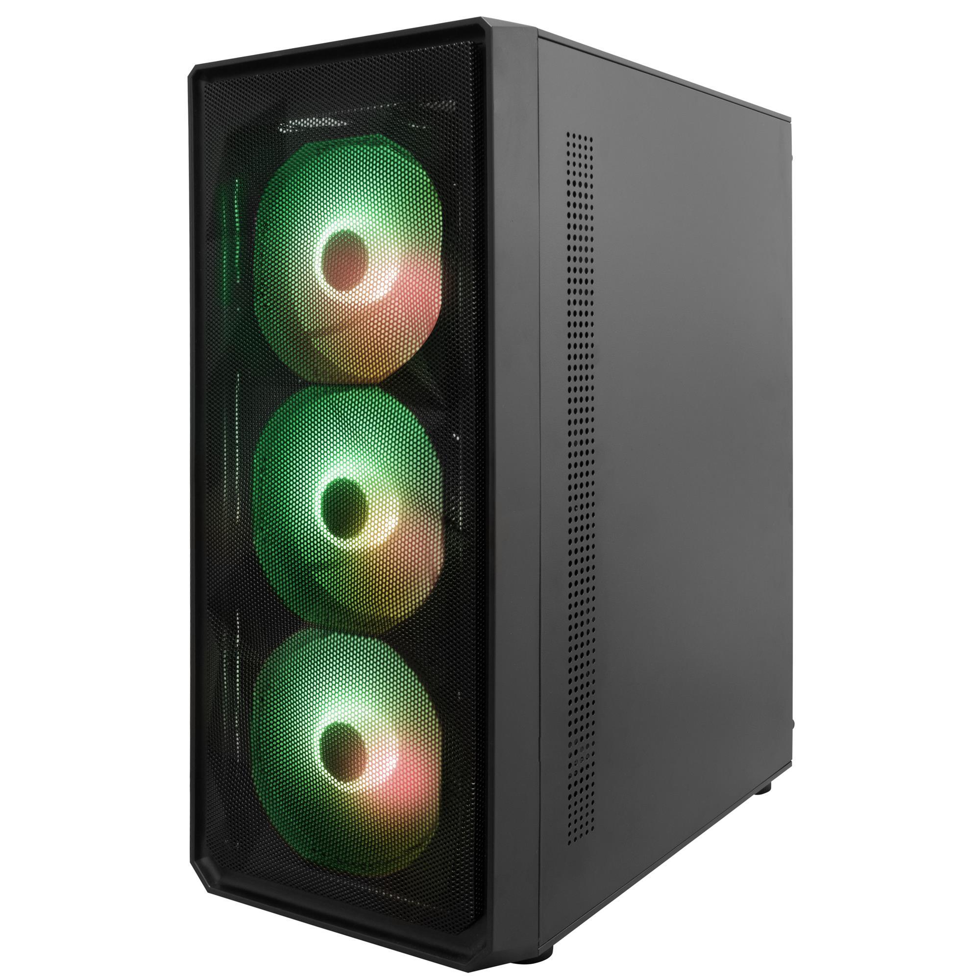 Корпус 1stPlayer FD3-BK-4F7 Black без БЖ фото3