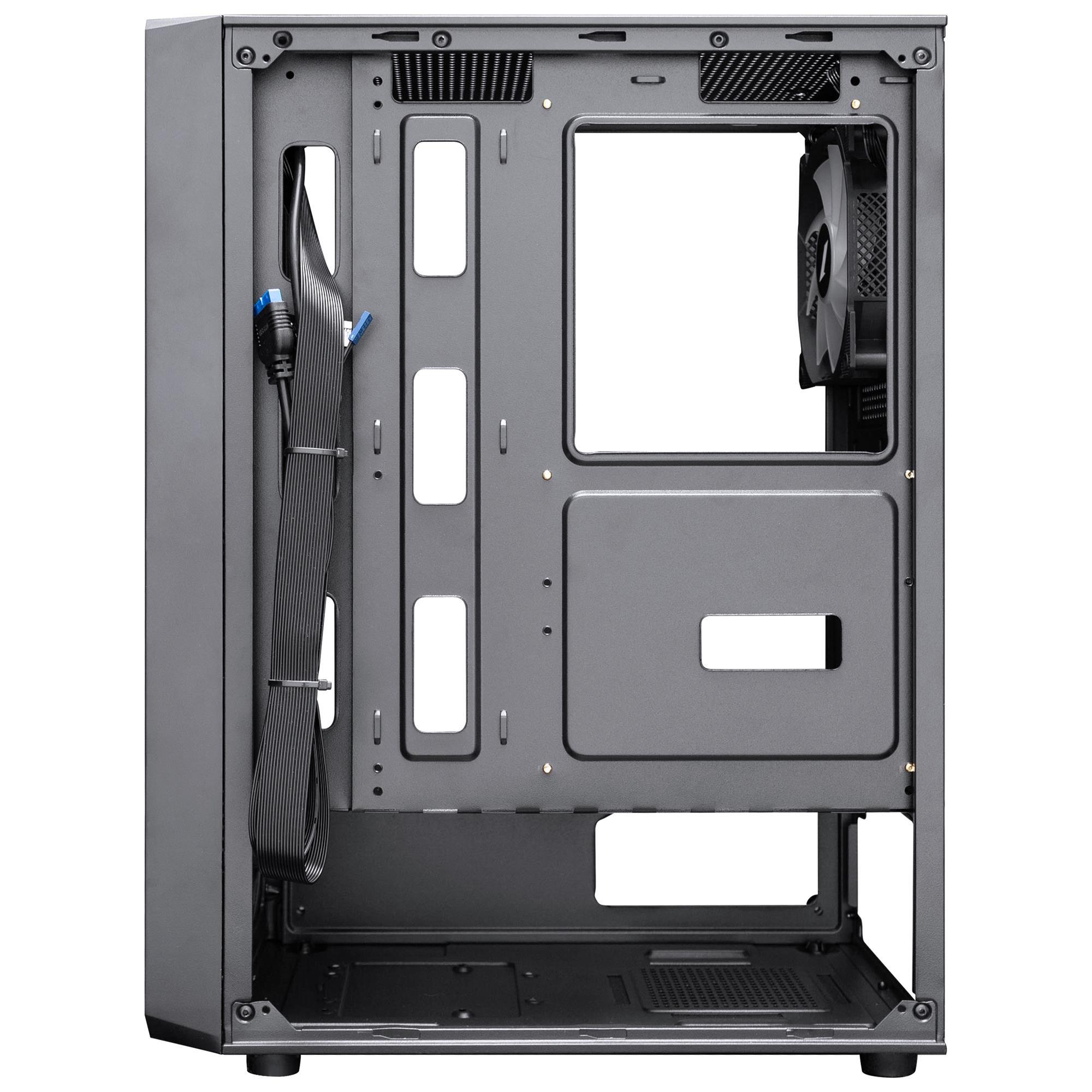 Корпус 1stPlayer FD3-BK-4F7 Black без БЖ фото6