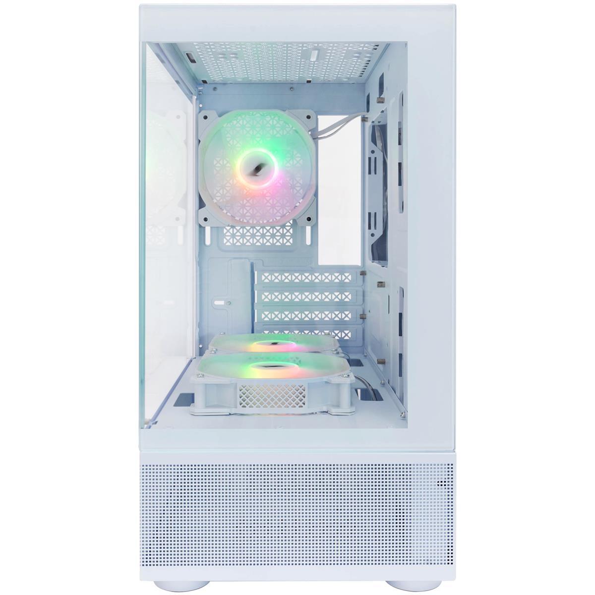 Корпус 1stPlayer Mi2-A-WH-2F7R-W-1F7-W White без БЖ фото