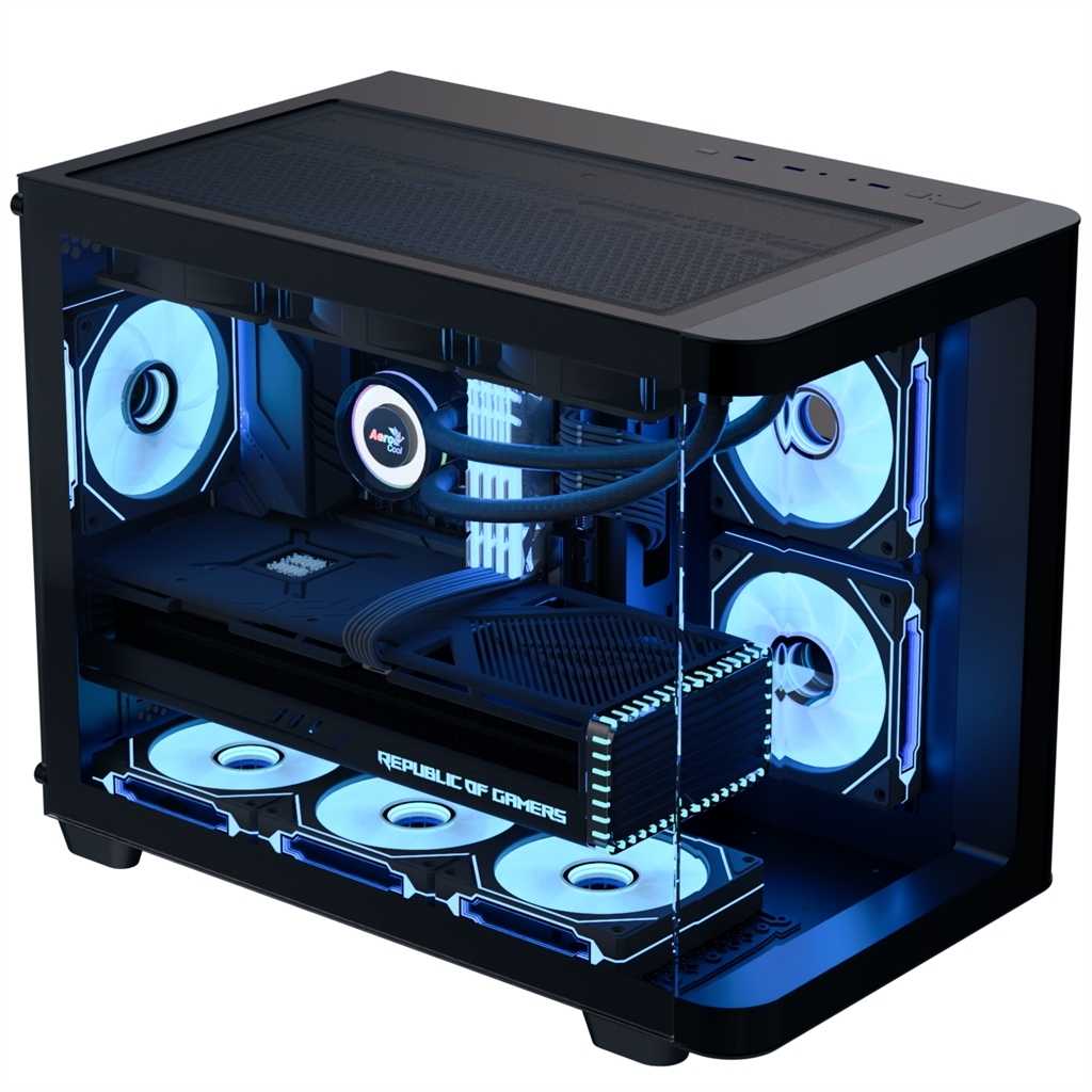Корпус AeroCool P300C-G-BK-v1 (ACCS-PN02033.11) Black без БЖ фото2