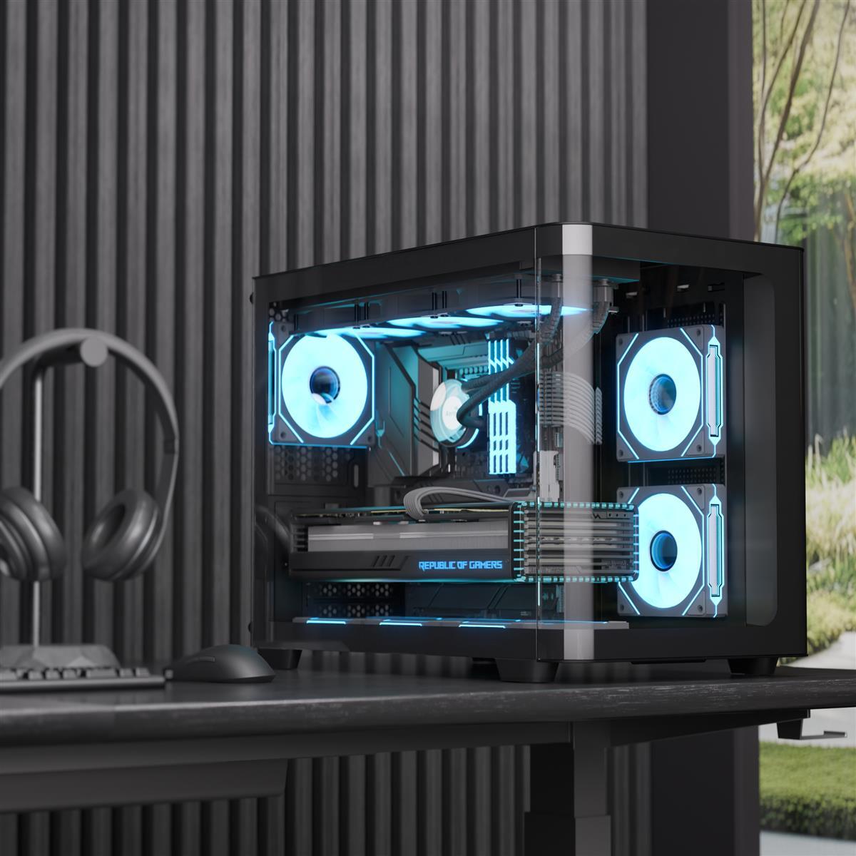 Корпус AeroCool P300C-G-BK-v1 (ACCS-PN02033.11) Black без БЖ фото6