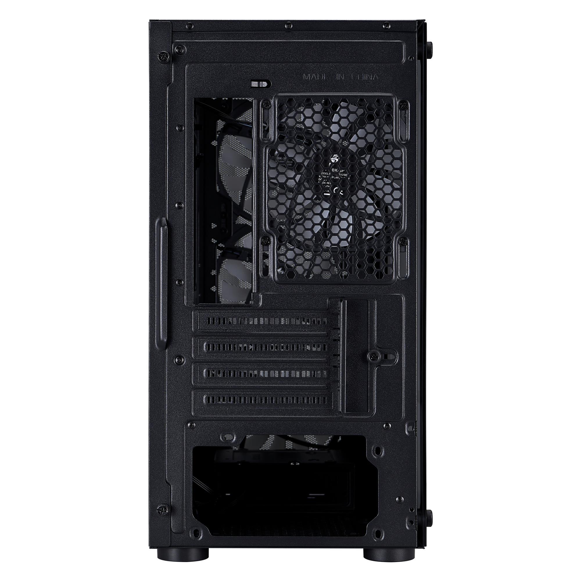 Корпус 1stPlayer X3-M-BK-4F1 Black без БЖ фото