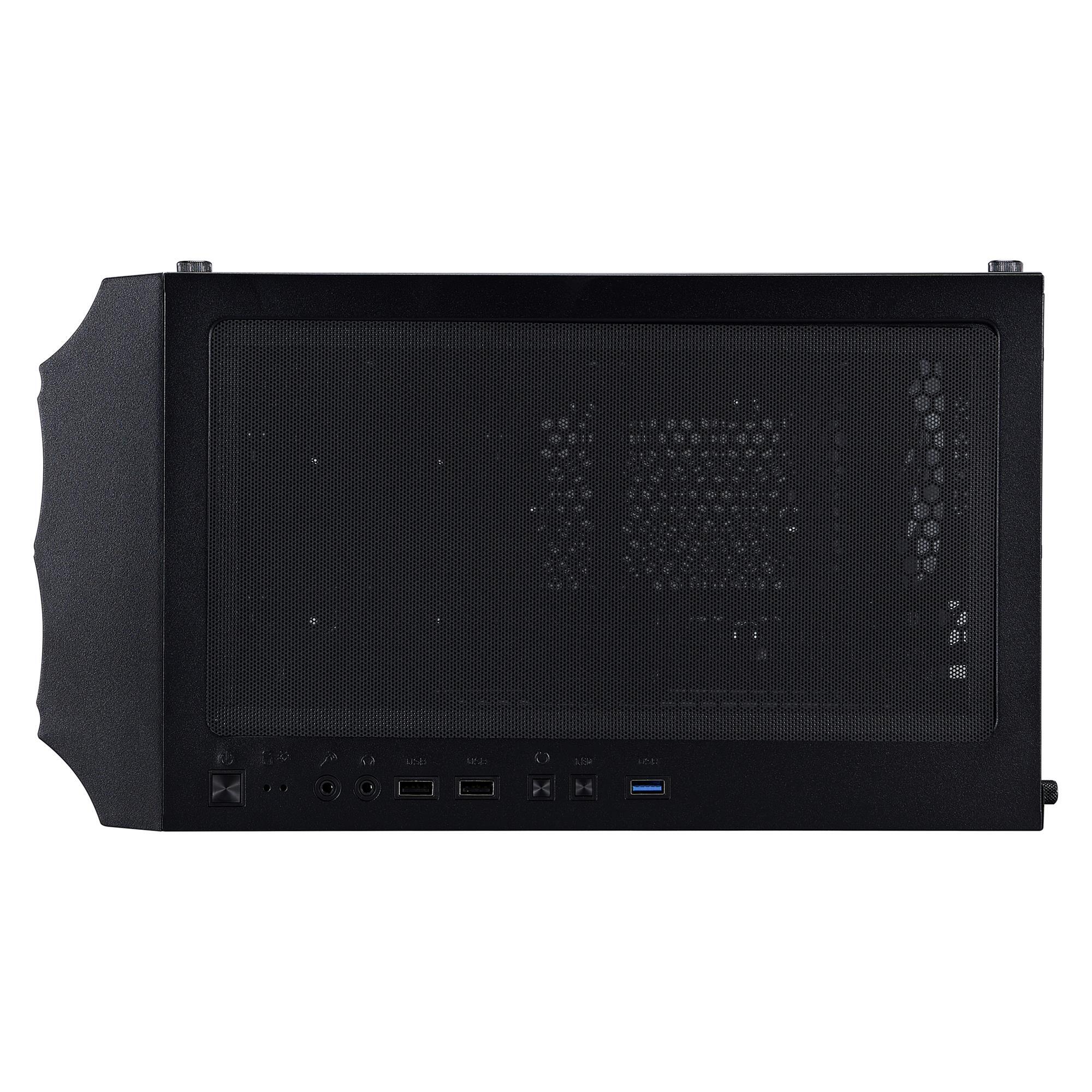 Корпус 1stPlayer X3-M-BK-4F1 Black без БЖ фото