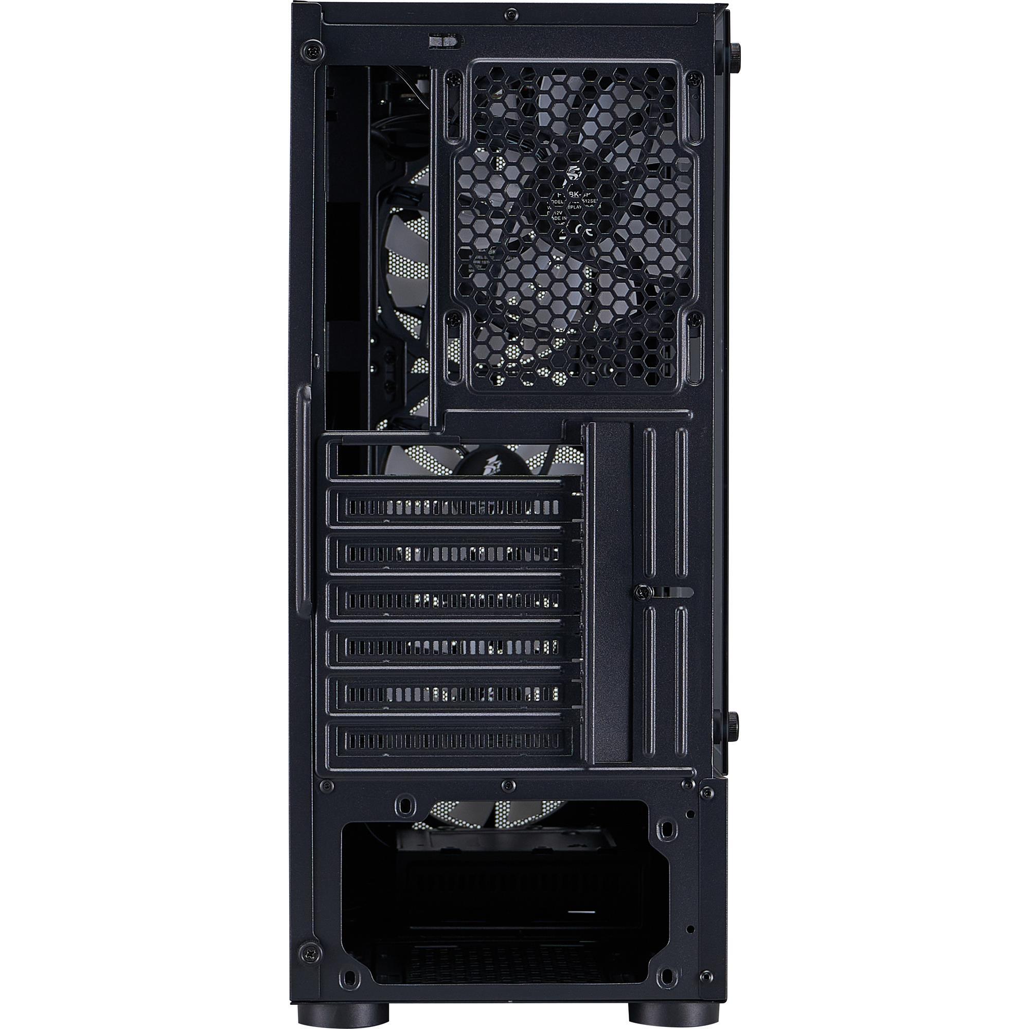 Корпус 1stPlayer D4-BK-4F1 Black без БЖ фото8
