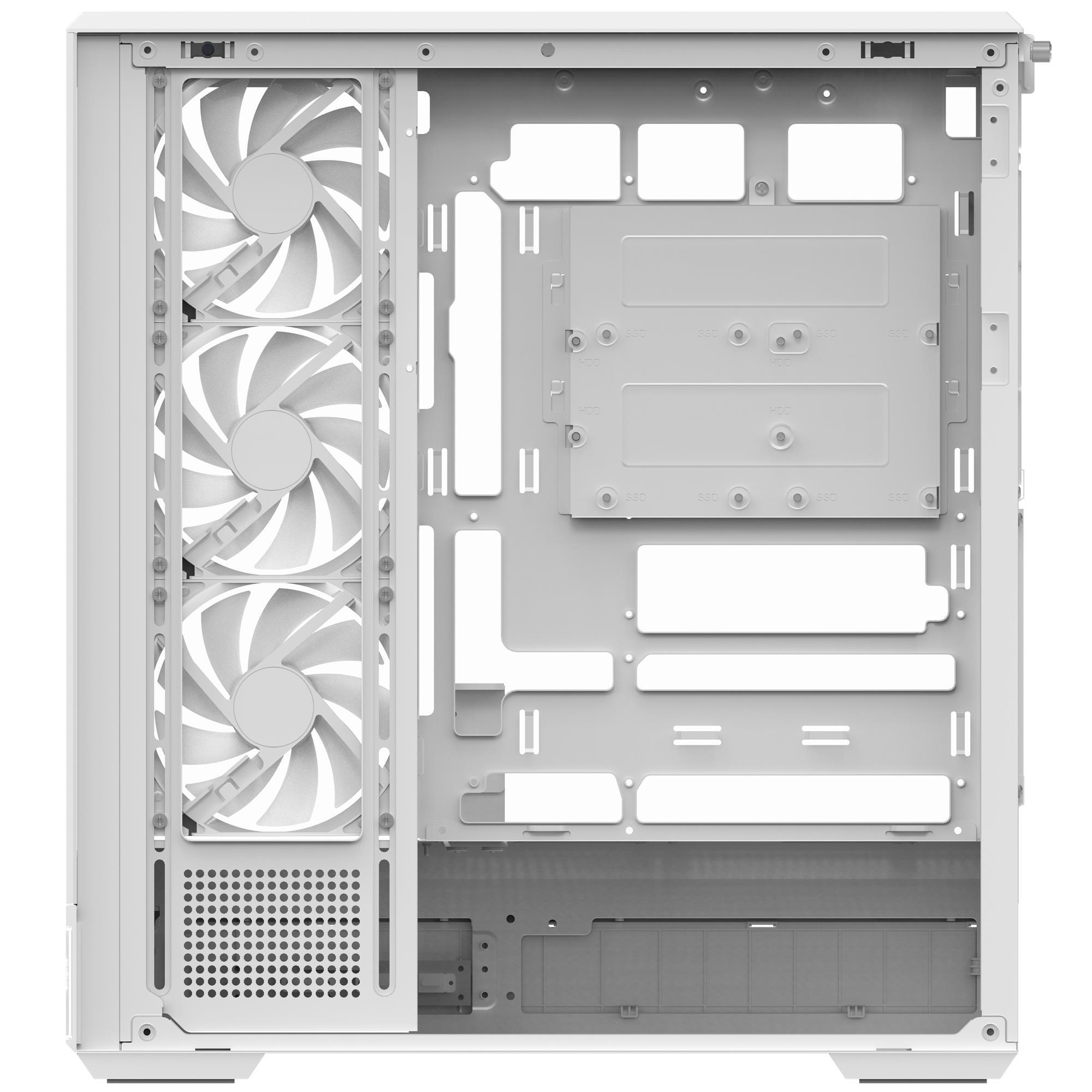 Корпус AeroCool P500B Digi-WT-v1 White (ACCM-PN09143.21) фото7