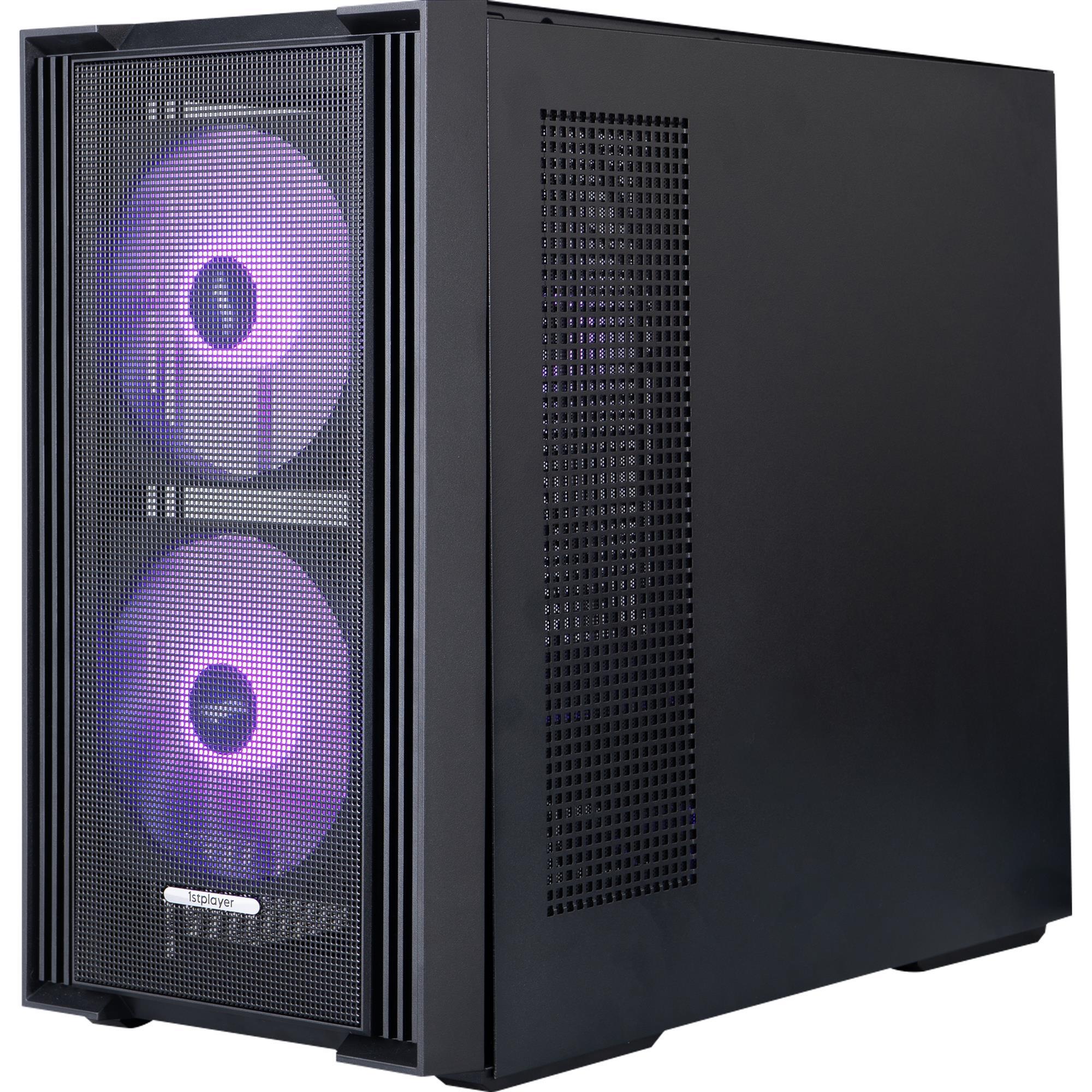 Корпус 1stPlayer AU6-BK-2FA7-14-2FA7R-1FA7 Black фото3