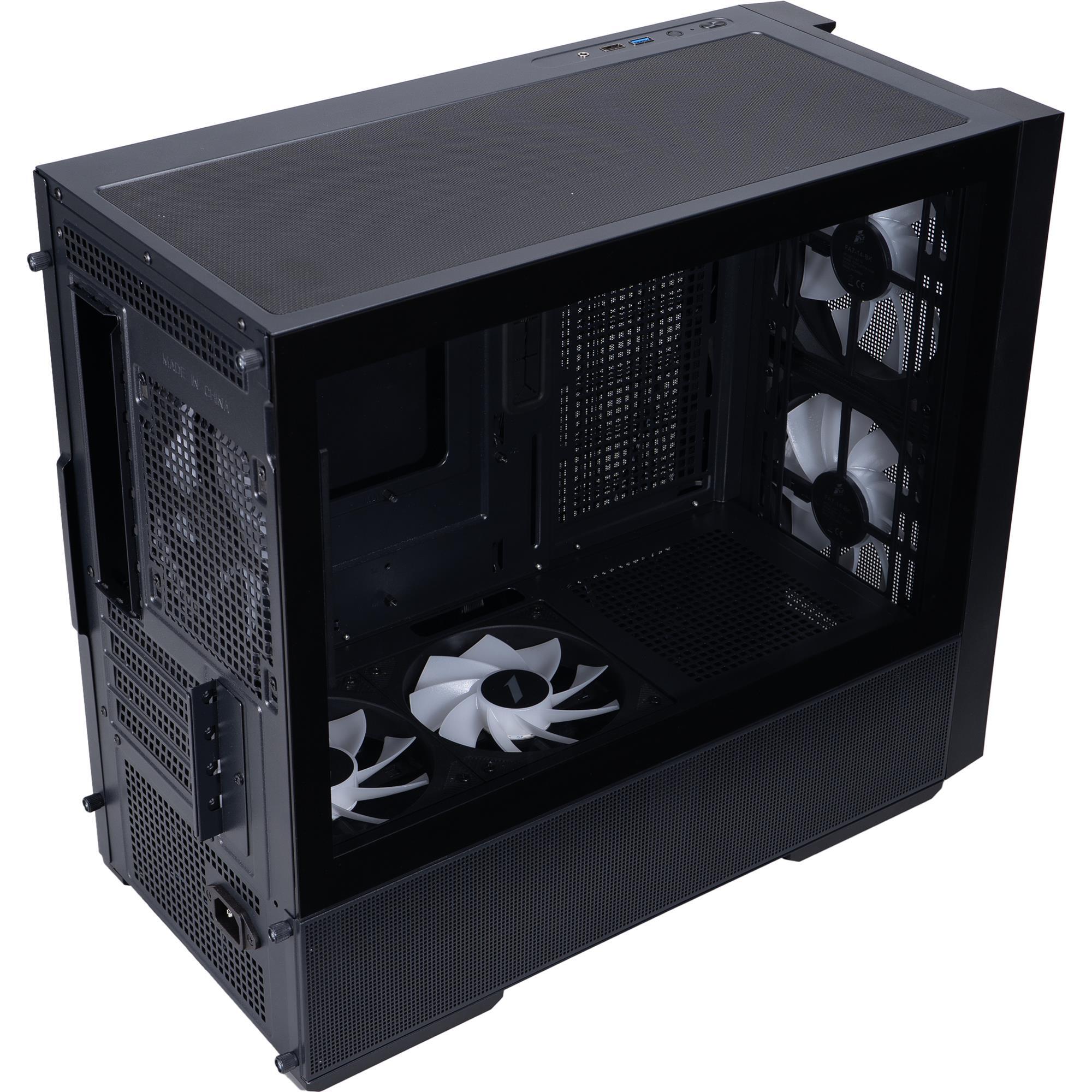 Корпус 1stPlayer AU6-BK-2FA7-14-2FA7R-1FA7 Black фото11