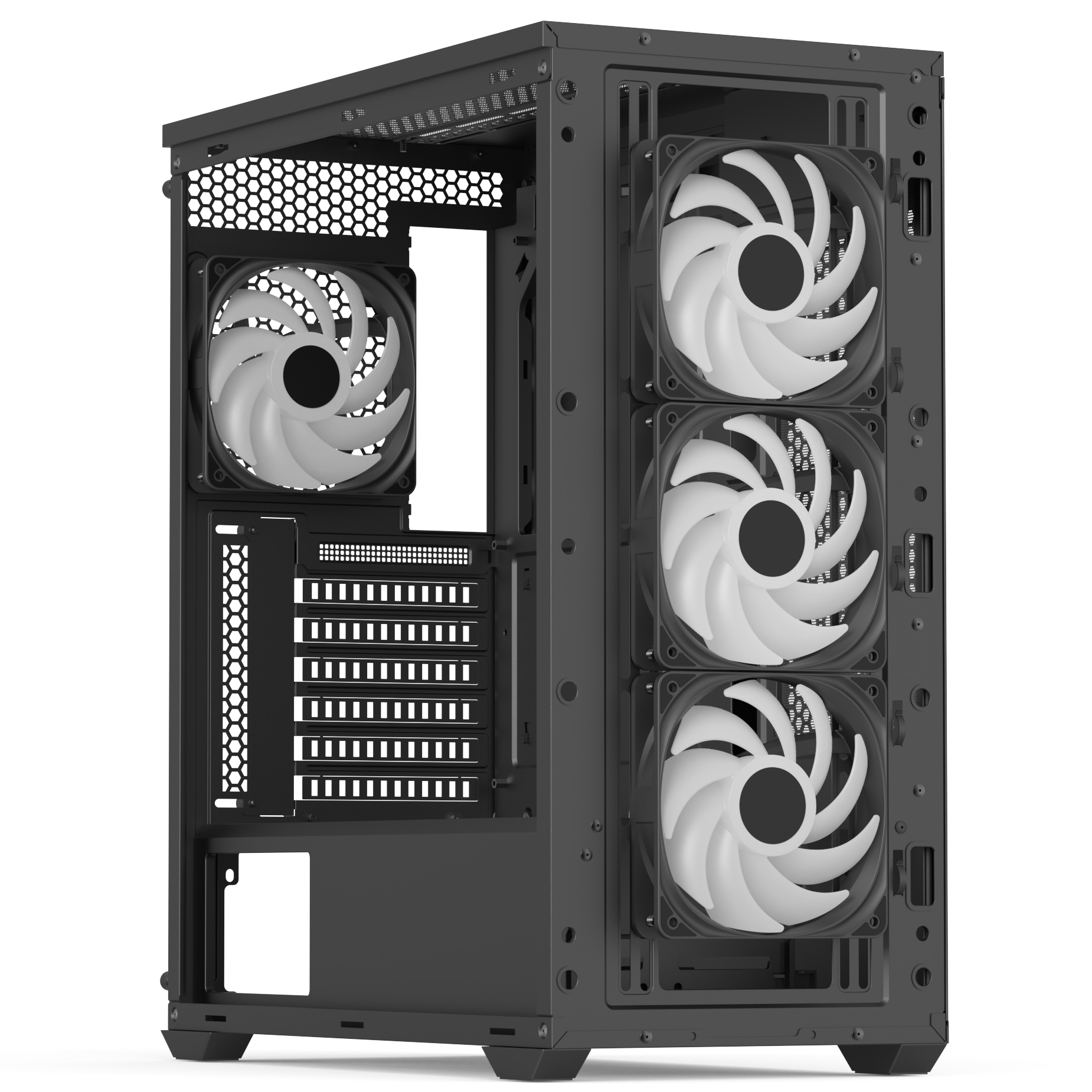 Корпус AeroCool D501A-G-BK-v2 (ACCM-DS01043.11) Black без БЖ фото4
