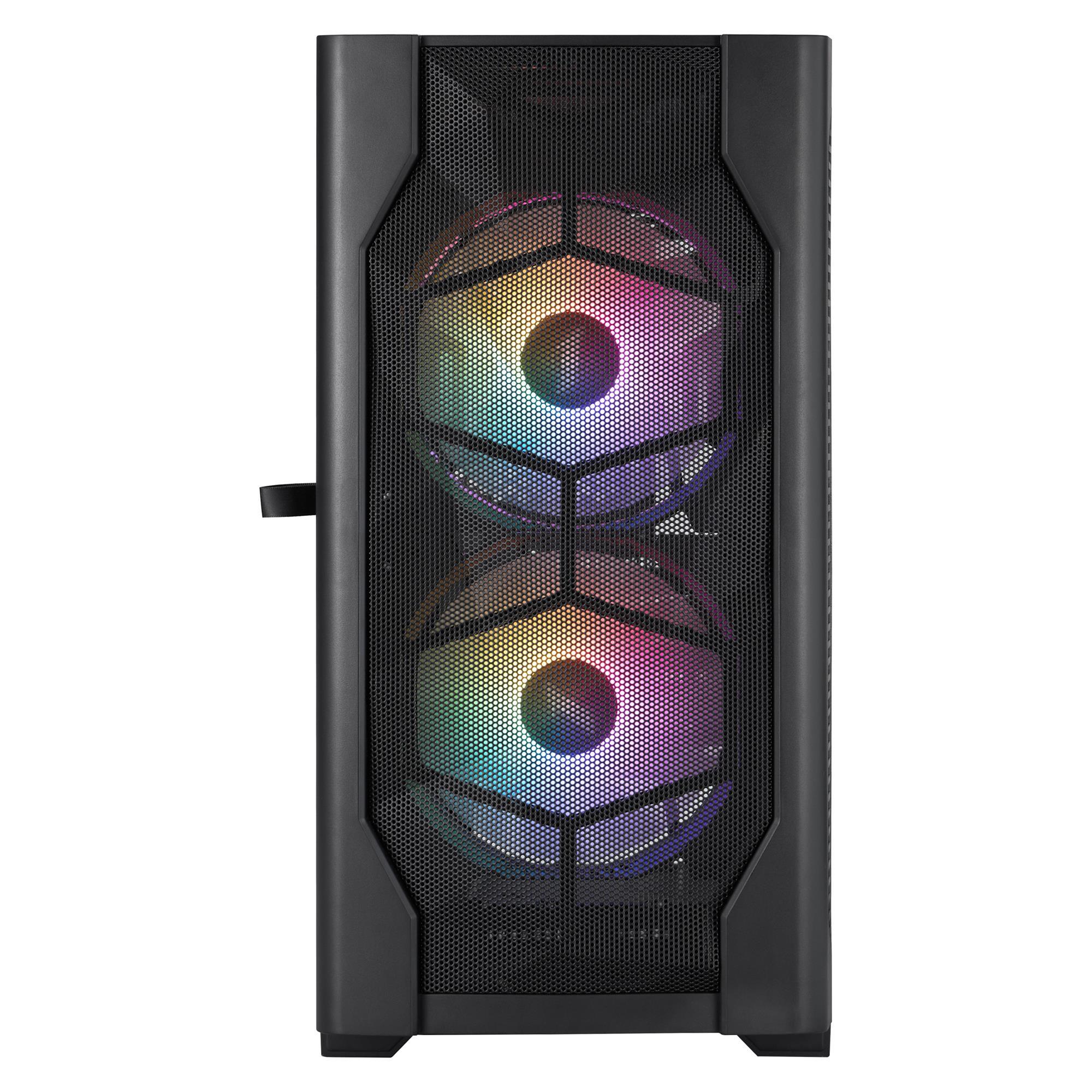 Корпус 1stPlayer D4-M-BK-2F1P-1F1 Black фото3